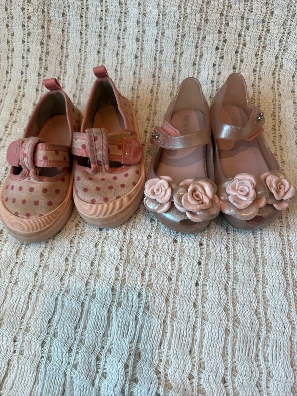 Melissa Kids Floral & Polka Dot shoes